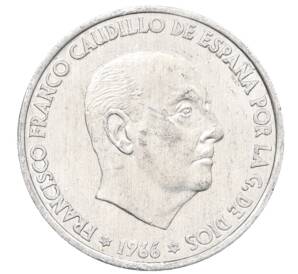 50 сентимо 1966 (73) года Испания — Фото №2