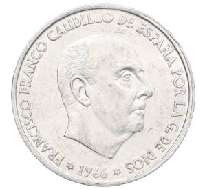 50 сентимо 1966 (71) года Испания — Фото №2