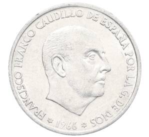 50 сентимо 1966 (71) года Испания — Фото №2