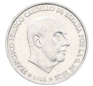 50 сентимо 1966 (71) года Испания — Фото №2