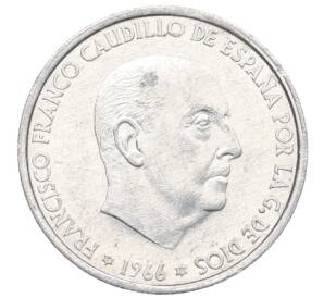 50 сентимо 1966 (73) года Испания — Фото №2