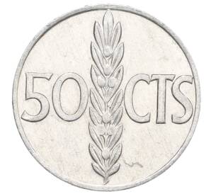 50 сентимо 1966 (71) года Испания — Фото №1