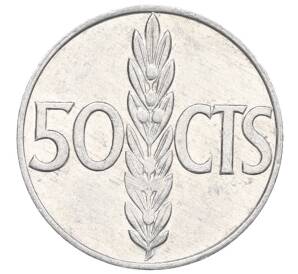 50 сентимо 1966 (73) года Испания — Фото №1