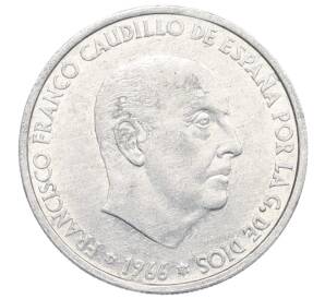 50 сентимо 1966 (73) года Испания — Фото №2