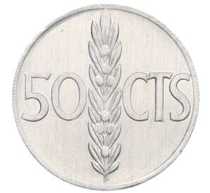 50 сентимо 1966 (71) года Испания — Фото №1