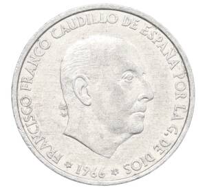 50 сентимо 1966 (73) года Испания — Фото №2