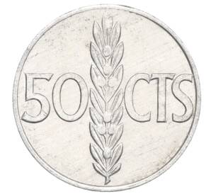 50 сентимо 1966 (73) года Испания — Фото №1