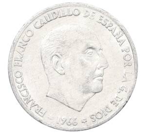 50 сентимо 1966 (73) года Испания — Фото №2