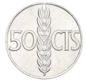 50 сентимо 1966 (71) года Испания — Фото №1