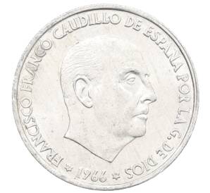 50 сентимо 1966 (71) года Испания — Фото №2