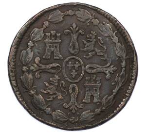 8 мараведи 1818 года Испания — Фото №2