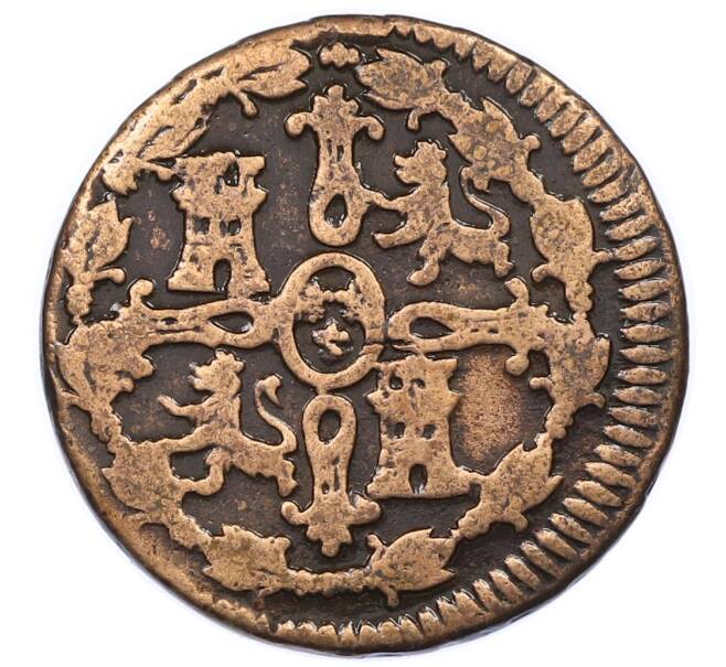 Монета 8 мараведи 1817 года Испания (Артикул: K4-0996) — Фото №2