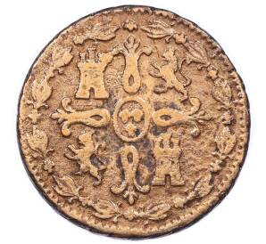 8 мараведи 1825 года Испания — Фото №2