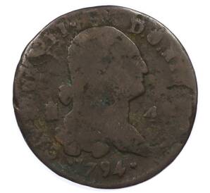 4 мараведи 1794 года Испания — Фото №1