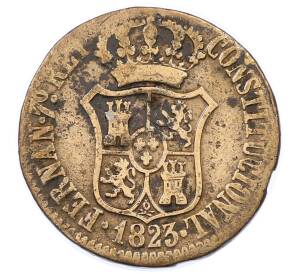 3 кварто 1823 года Испания — Фото №1