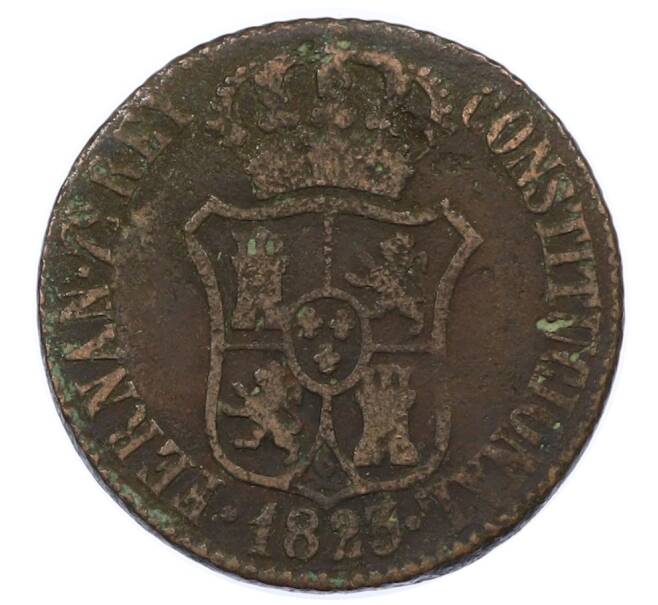 Монета 3 кварто 1823 года Барселона (Артикул: K4-1006) — Фото №1