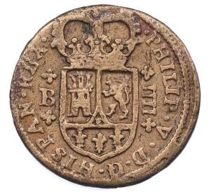 4 мараведи 1720 года Испания — Фото №2