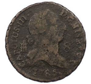 8 мараведи 1785 года Испания — Фото №1