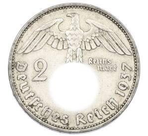 2 рейхсмарки 1937 года A Германия — Фото №1