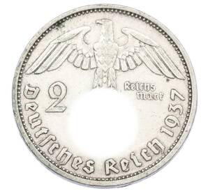 2 рейхсмарки 1937 года F Германия — Фото №1