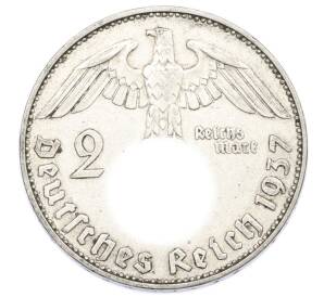 2 рейхсмарки 1937 года J Германия — Фото №1