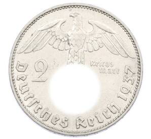 2 рейхсмарки 1937 года J Германия — Фото №1