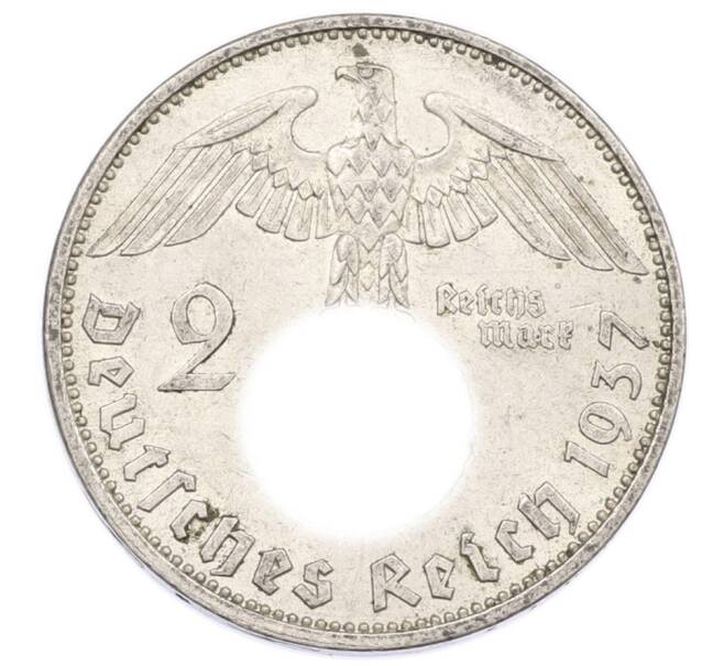 Монета 2 рейхсмарки 1937 года A Германия (Артикул: K10-8518) — Фото №1