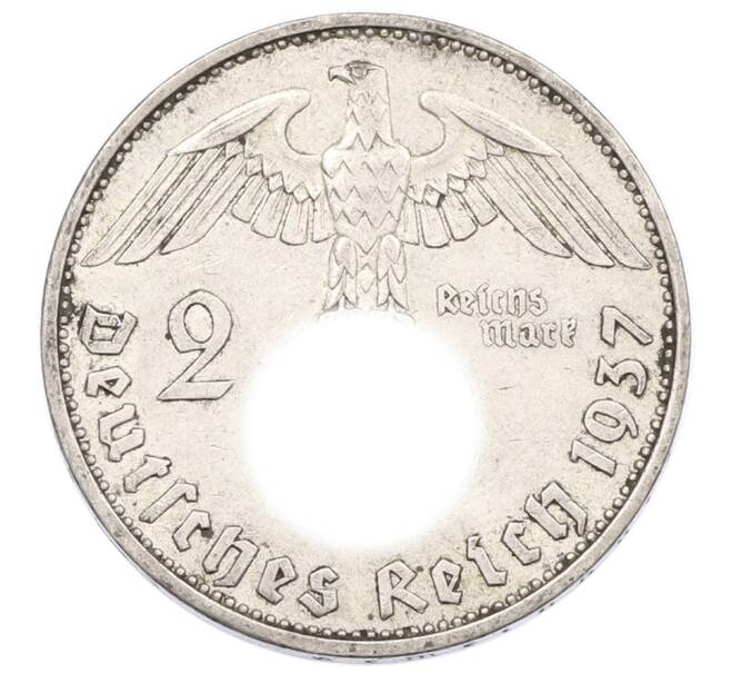 Монета 2 рейхсмарки 1937 года A Германия (Артикул: K10-8519) — Фото №1