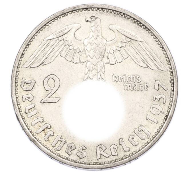 Монета 2 рейхсмарки 1937 года A Германия (Артикул: K10-8524) — Фото №1