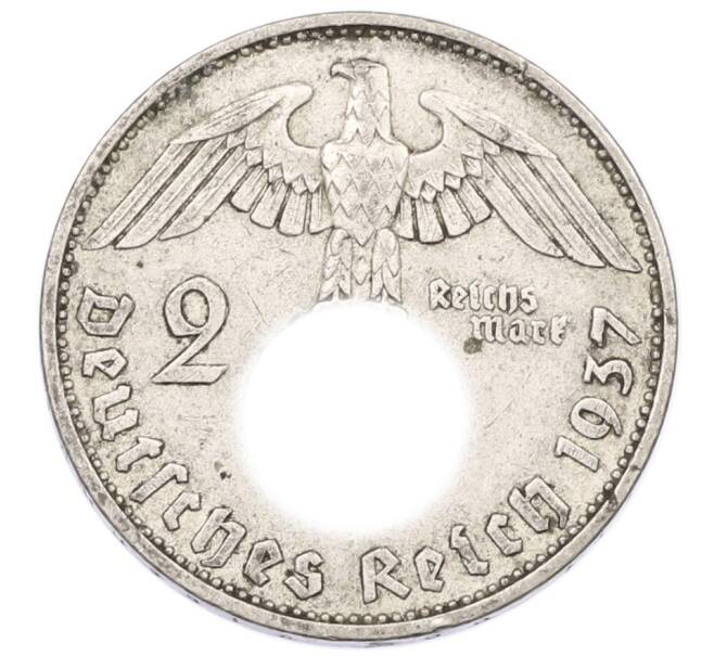 Монета 2 рейхсмарки 1937 года A Германия (Артикул: K10-8530) — Фото №1