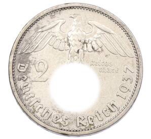 2 рейхсмарки 1937 года F Германия — Фото №1