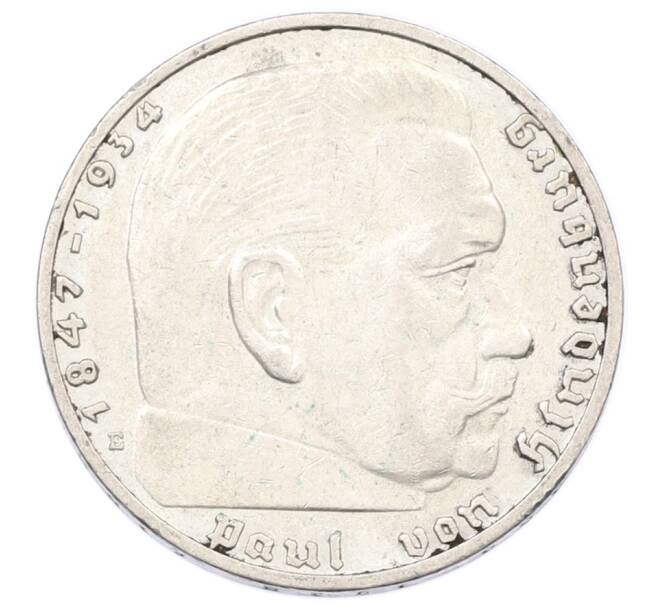 Монета 2 рейхсмарки 1937 года E Германия (Артикул: K10-8537) — Фото №2