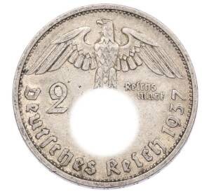 2 рейхсмарки 1937 года F Германия — Фото №1