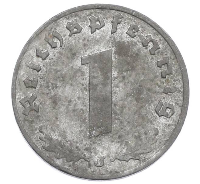Монета 1 рейхспфенниг 1942 года J Германия (Артикул: K10-8563) — Фото №2