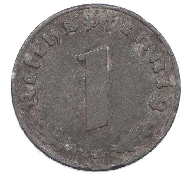 Монета 1 рейхспфенниг 1942 года J Германия (Артикул: K10-8568) — Фото №2