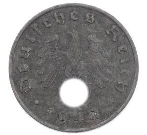 1 рейхспфенниг 1942 года J Германия — Фото №1