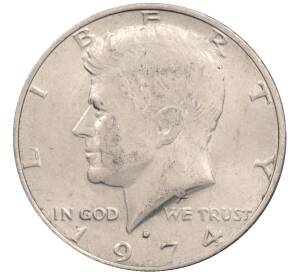 1/2 доллара (50 центов) 1974 года D США — Фото №1
