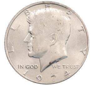 1/2 доллара (50 центов) 1974 года США