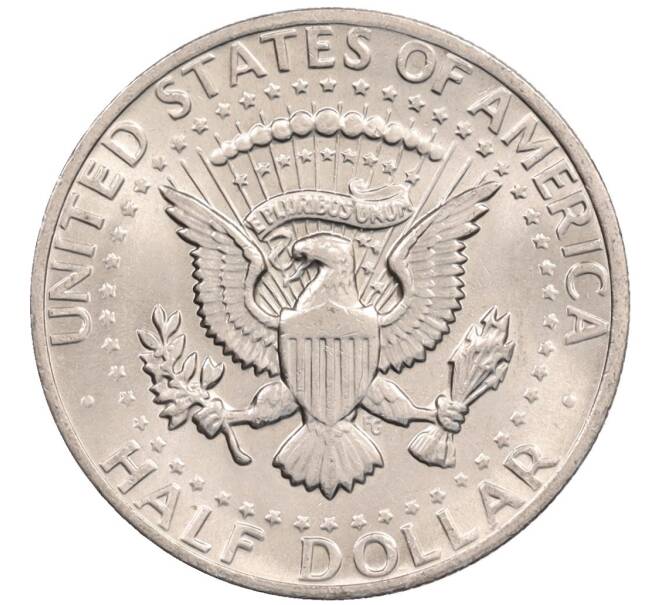 Монета 1/2 доллара (50 центов) 1974 года США (Артикул: K10-8577) — Фото №2