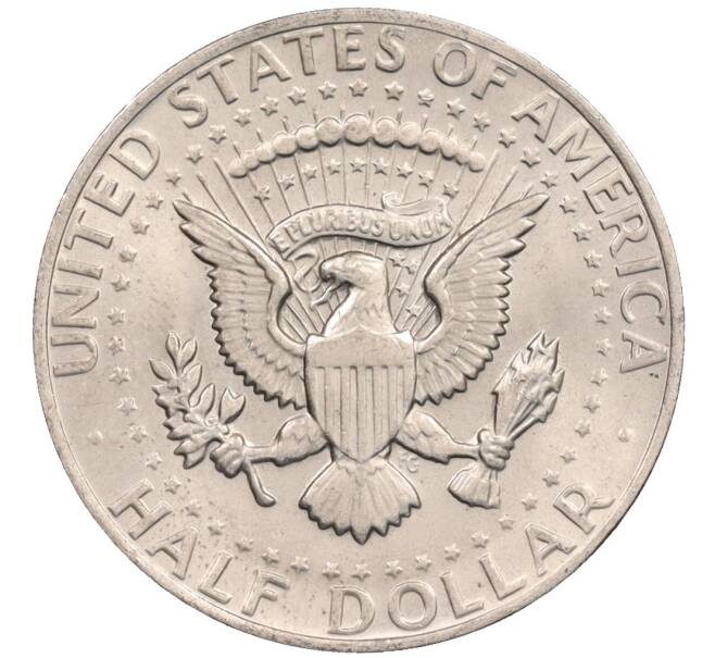 Монета 1/2 доллара (50 центов) 1974 года США (Артикул: K10-8578) — Фото №2