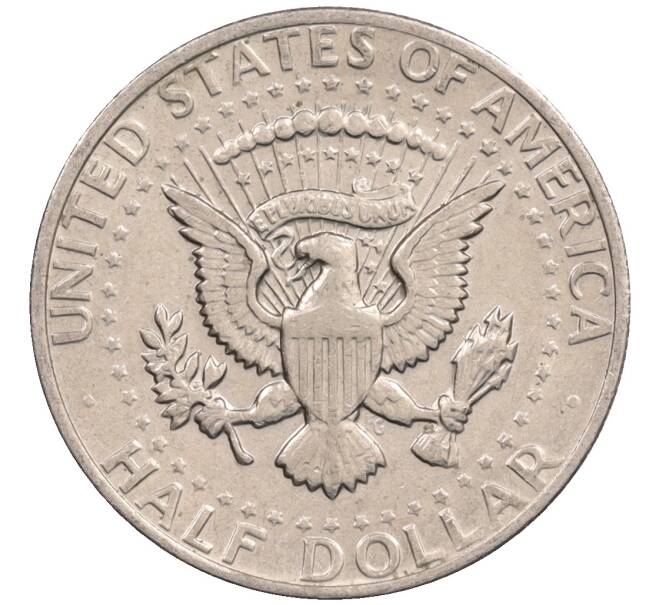Монета 1/2 доллара (50 центов) 1974 года США (Артикул: K10-8579) — Фото №2