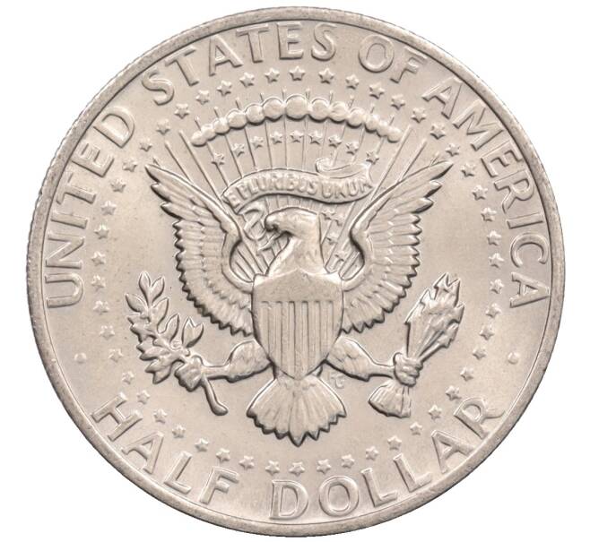 Монета 1/2 доллара (50 центов) 1974 года США (Артикул: K10-8581) — Фото №2