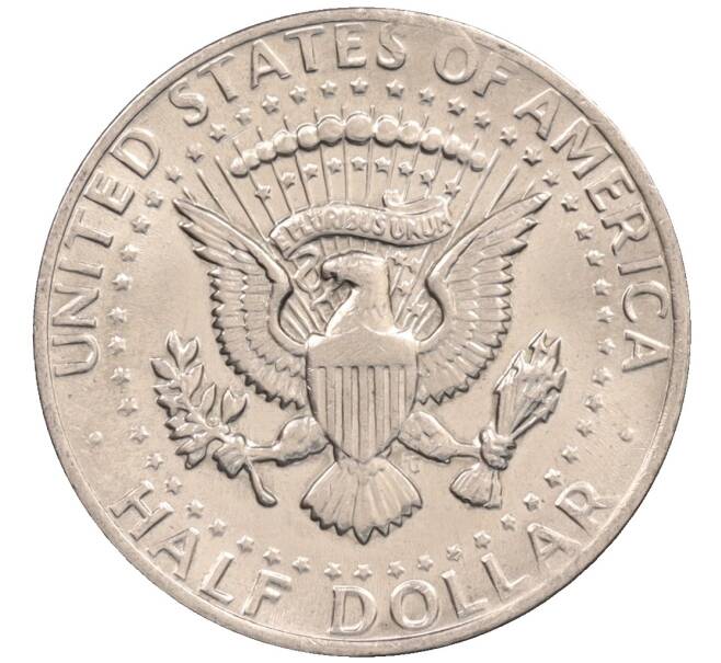 Монета 1/2 доллара (50 центов) 1974 года США (Артикул: K10-8582) — Фото №2