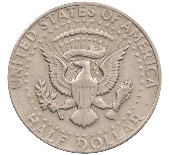 Монета 1/2 доллара (50 центов) 1974 года США (Артикул: K10-8583) — Фото №2