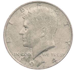 1/2 доллара (50 центов) 1974 года США