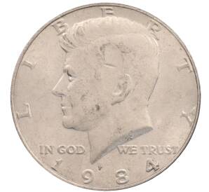 1/2 доллара (50 центов) 1984 года P США — Фото №1