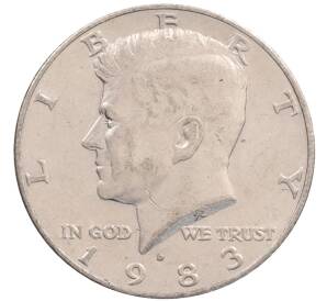 1/2 доллара (50 центов) 1983 года D США — Фото №1