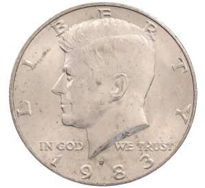 1/2 доллара (50 центов) 1983 года D США — Фото №1