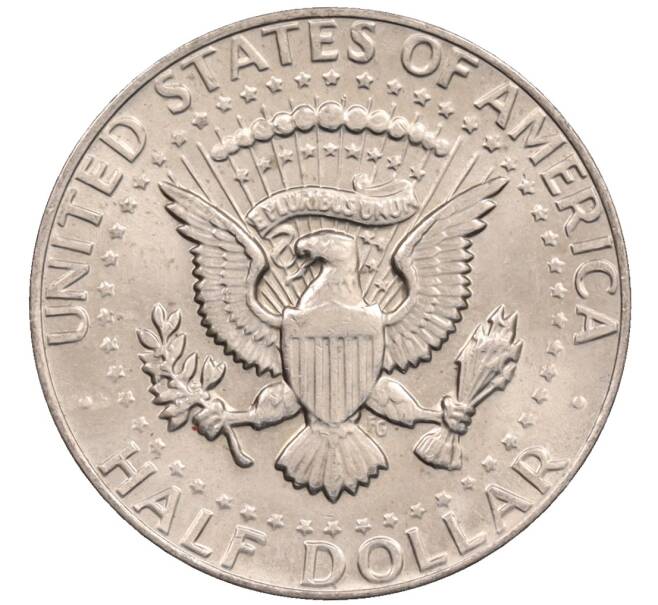 Монета 1/2 доллара (50 центов) 1983 года D США (Артикул: K10-8598) — Фото №2