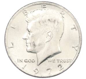 1/2 доллара (50 центов) 1972 года D США — Фото №1